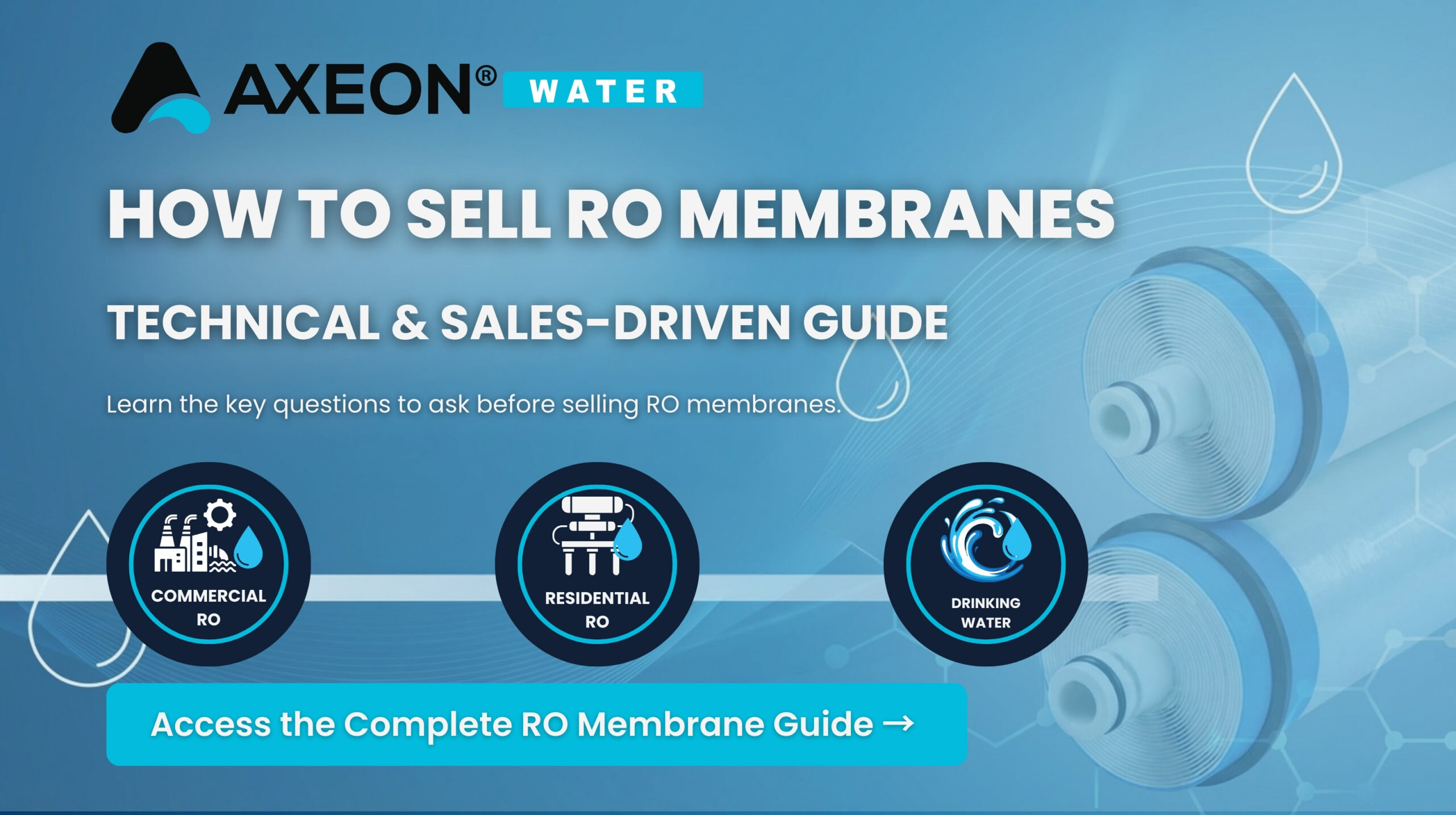 How to Sell RO Membranes and What Key Questions to Ask
